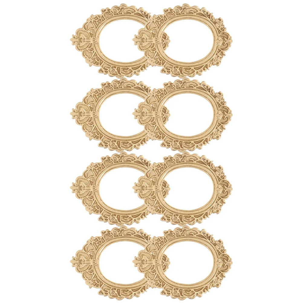 

8pcs Vintage Display For Picture Display Jewelry Decor Ornament Frame Picture Frames Photo Frame Prop Home Decoration