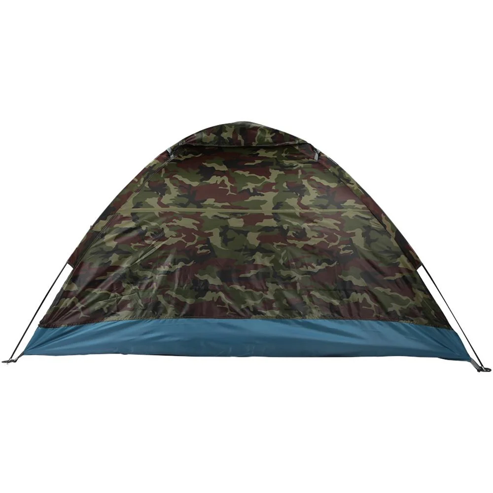 

2 Person Camping Tent Portable Mosquito Prevention Anti-UV Camouflage Color Outdoor Beach Fishing Ultralight Camping Tent