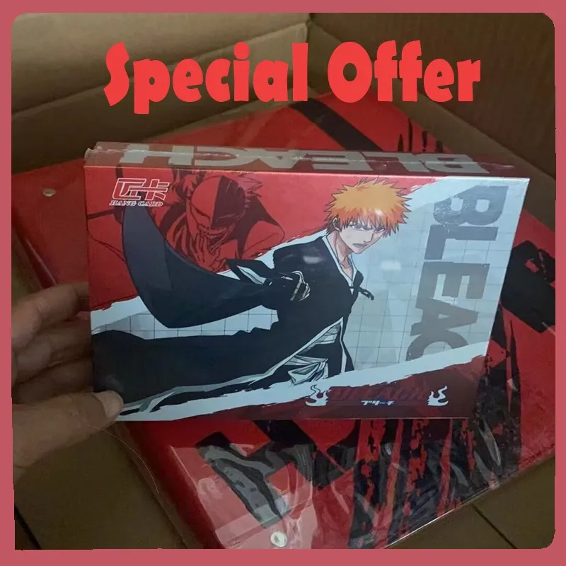 

Wholesale 8/12/24/36 Boxes Special Offer Japanese Anime Bleach Kurosaki Ichigo Collection Cards Board Card Toys Child Kids Gift