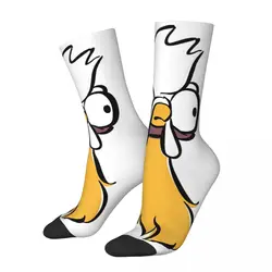 Moana Hei Hei Big Face Sketch Portrait Socks Men Women Funny Happy Socks Spring Summer Autumn Winter Middle Tube Socks Gift