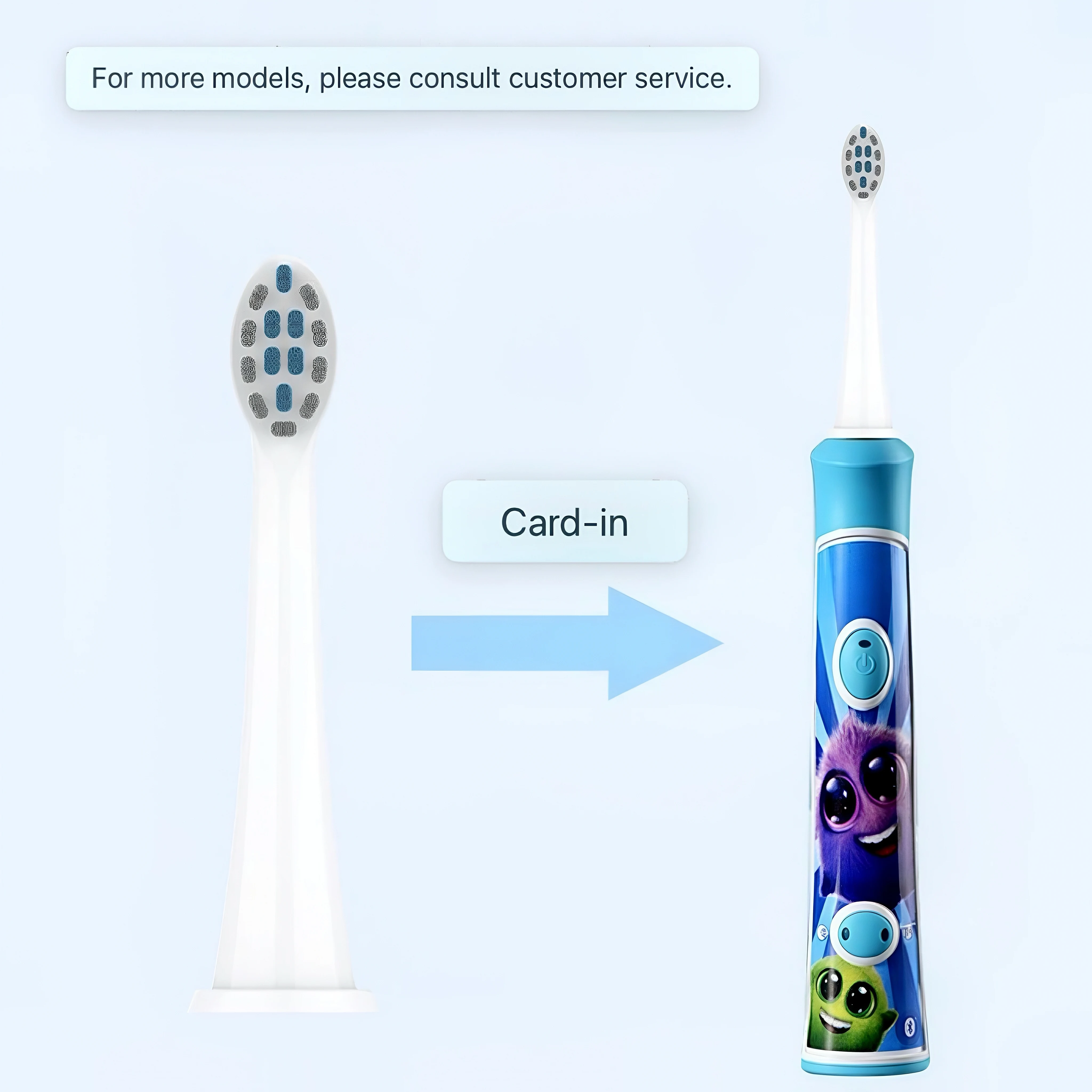 Kids Replacement Electric Toothbrush Heads for Kids HX6042 HX6032 HX6311 HX6312 HX6322 HX6321 HX6320 HX6340 ,4/8/16pcs