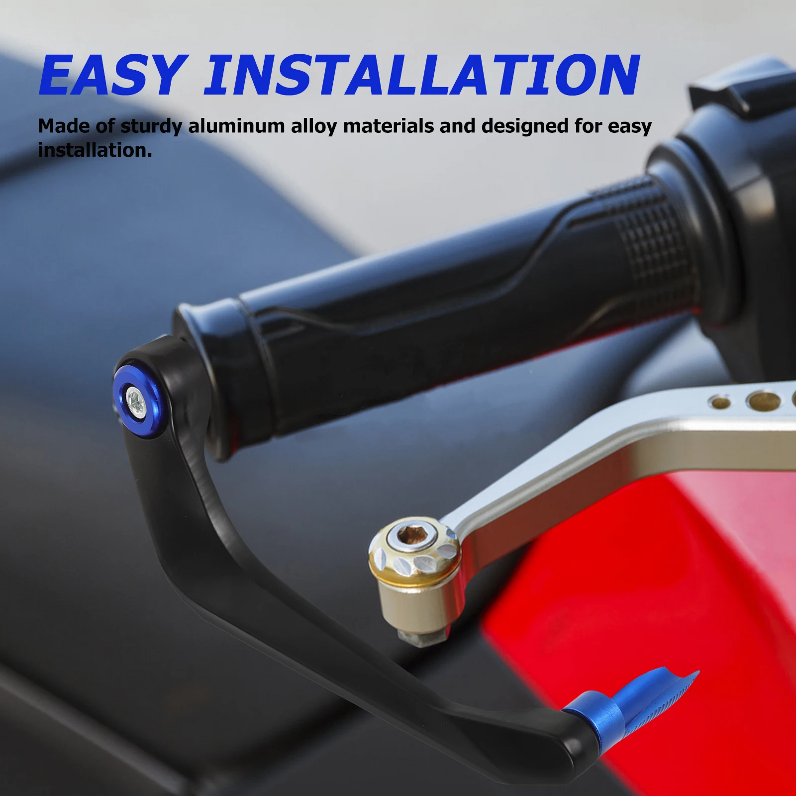 

Aluminum Alloy Motorcycle Handlebar Guard Universal Handguards For Motorbike Lightweight Durable Easy Installation