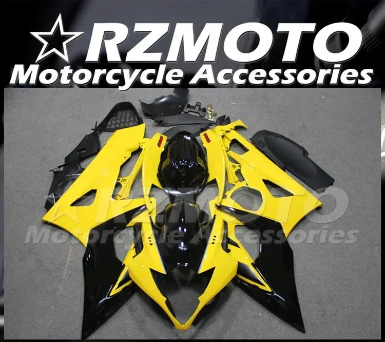 

4Gifts New ABS Whole Fairings kit Fitment For SUZUKI GSX-R1000 K5 2005 2006 05 06 Bodywork Set Glossy Yellow Black