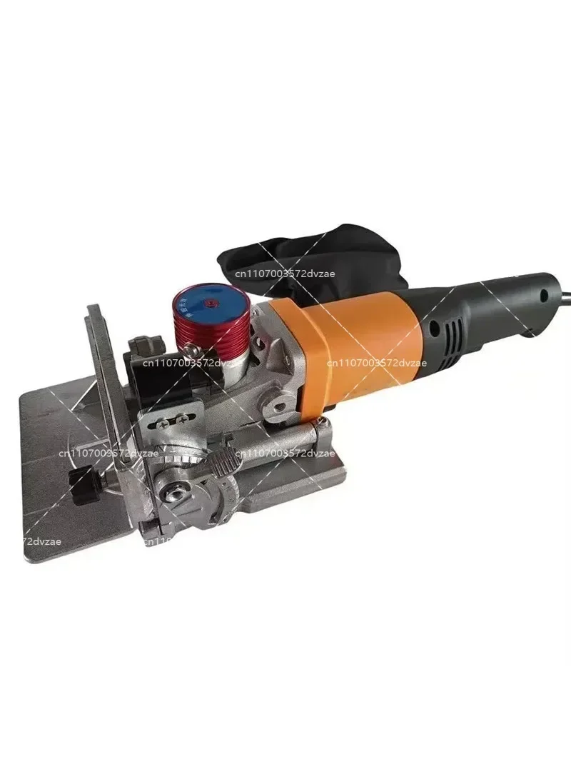 1150W Portable Woodworking Slotting Machine Three Slots Biscuit Adapter with Tension Rope Function for Furniture Connectors