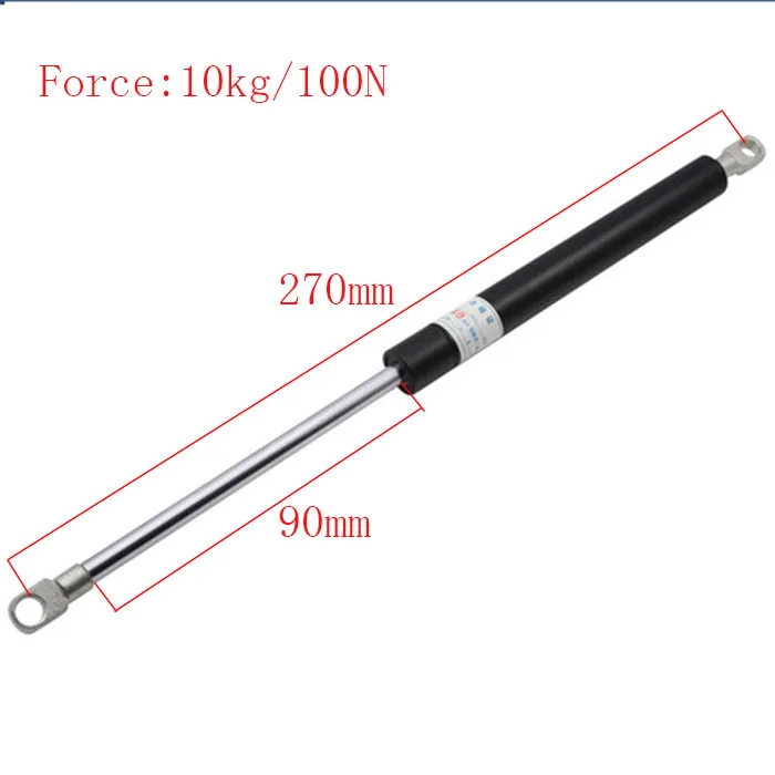 Free shipping 270mm central distance, 90 mm stroke, pneumatic Auto Gas Spring, Lift Prop Gas Spring Damper