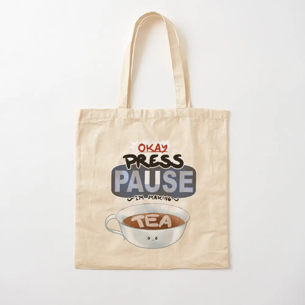 

Ragequit Tea Break Tote Bag Big bag women shopping bag tote men's sac pour femme