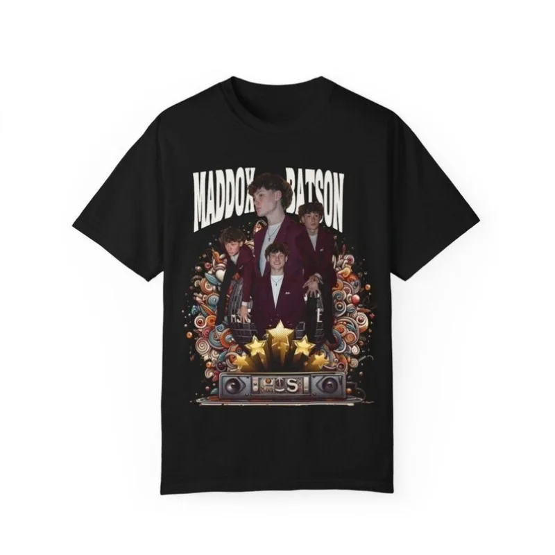 Maddox Batson Merch 2026 Unisex T-shirt Men Short Sleeve Tops fashion Tee Clothes Causal Y2K Tops