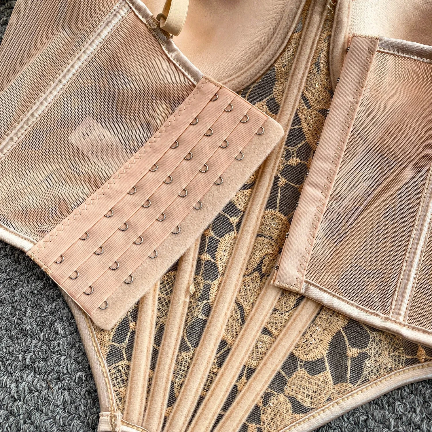 فاخر الترتر الدانتيل سيدة مشد أنيق لامعة المرأة بوستير الفتيات ضئيلة مساء ارتداء المحاصيل سيدة قصيرة الحلو محدد شكل الجسم الأعلى #5