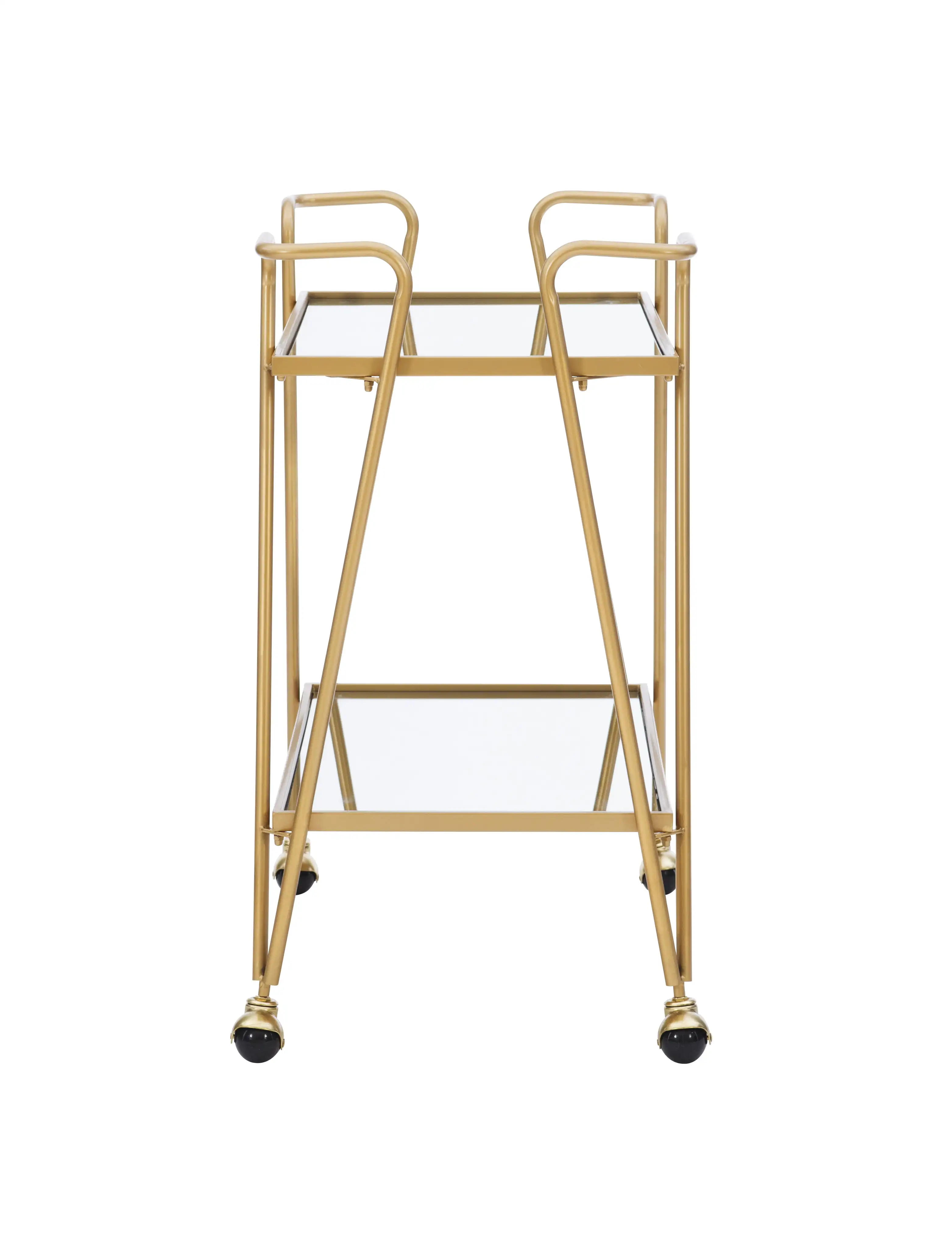 Rectangular Bar Cart 30W X 17.38D X 31.75H In Bar Trolley Carrinho Bar Hotel Furniture Trolley Cart