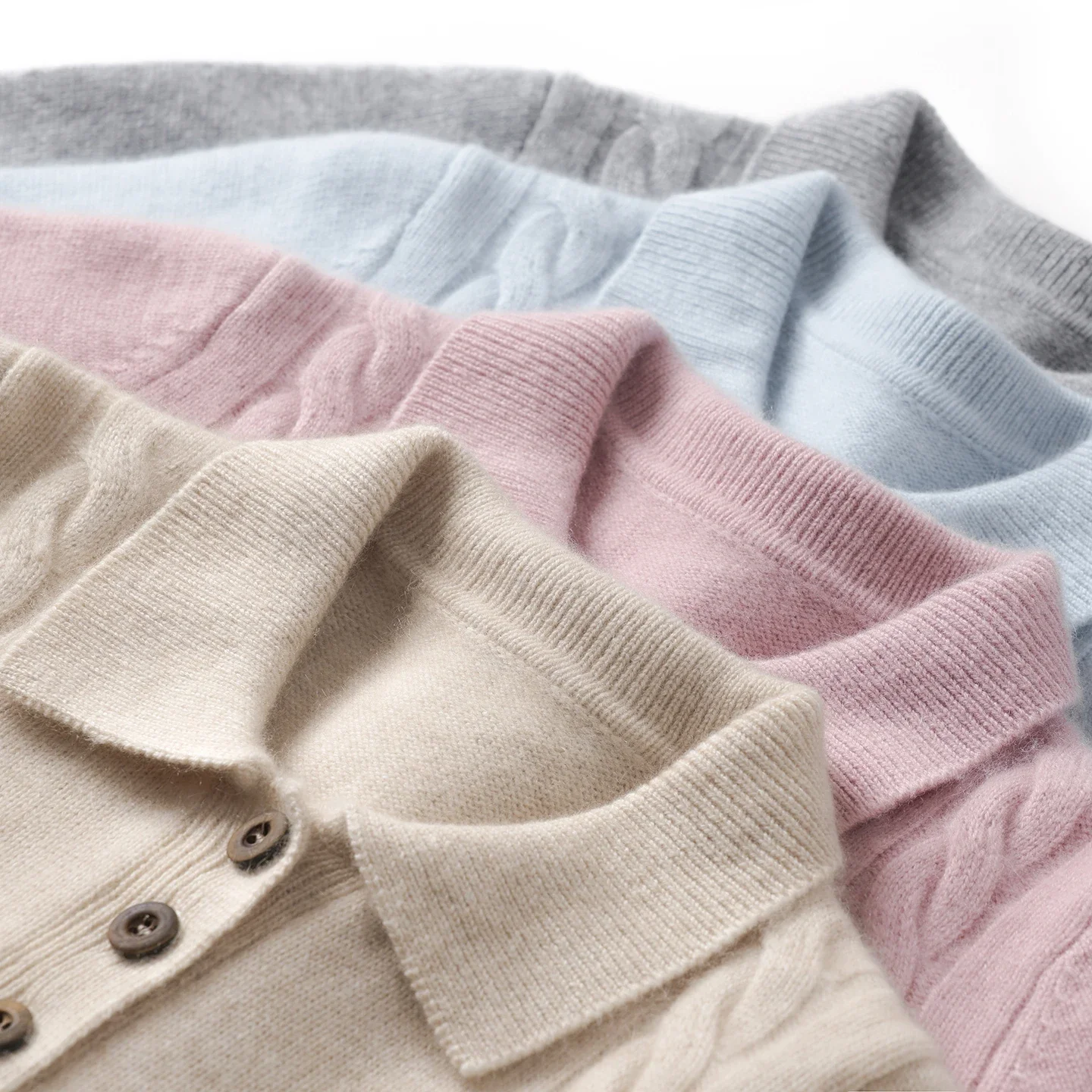 Tcyeek Children Cashmere Polo Pullover Autumn Winter Thick Warm 100% Cashmere Sweater Kid Clothes Cable Knit High Quality
