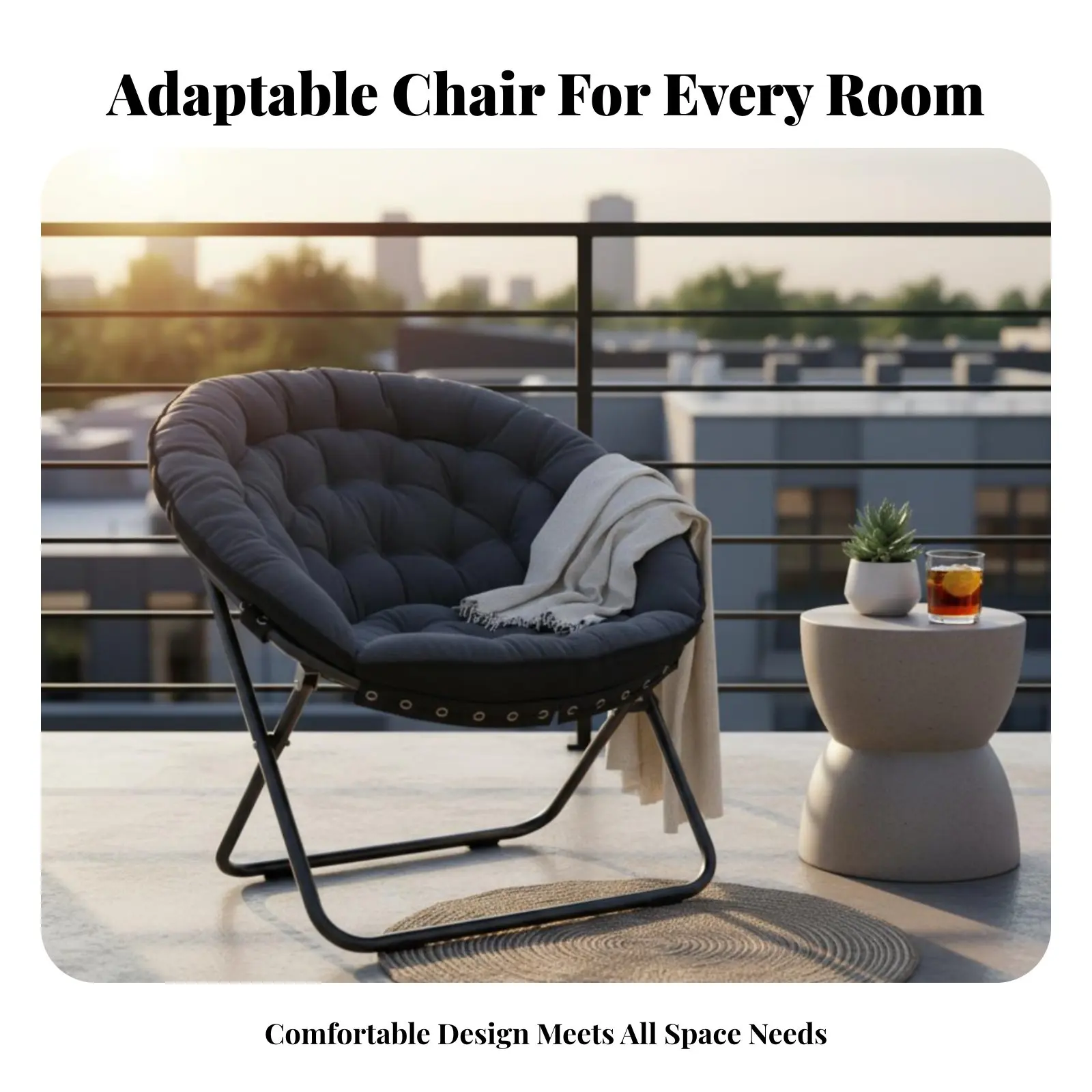 

Мягкое круглое складное кресло с подушкой, легко складывается, с мягкой обивкой, для студентов, подростков, спальни, дома, для отдыха