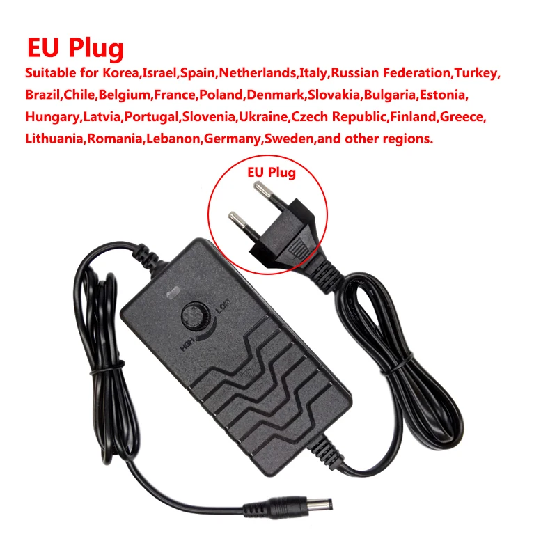 Adjustable power supply 24V-36V 2A dc 31v 26v 27v 28v 29v 30v 35v Universal Power Adapter AC DC Adaptor Adaptador DC Coneector