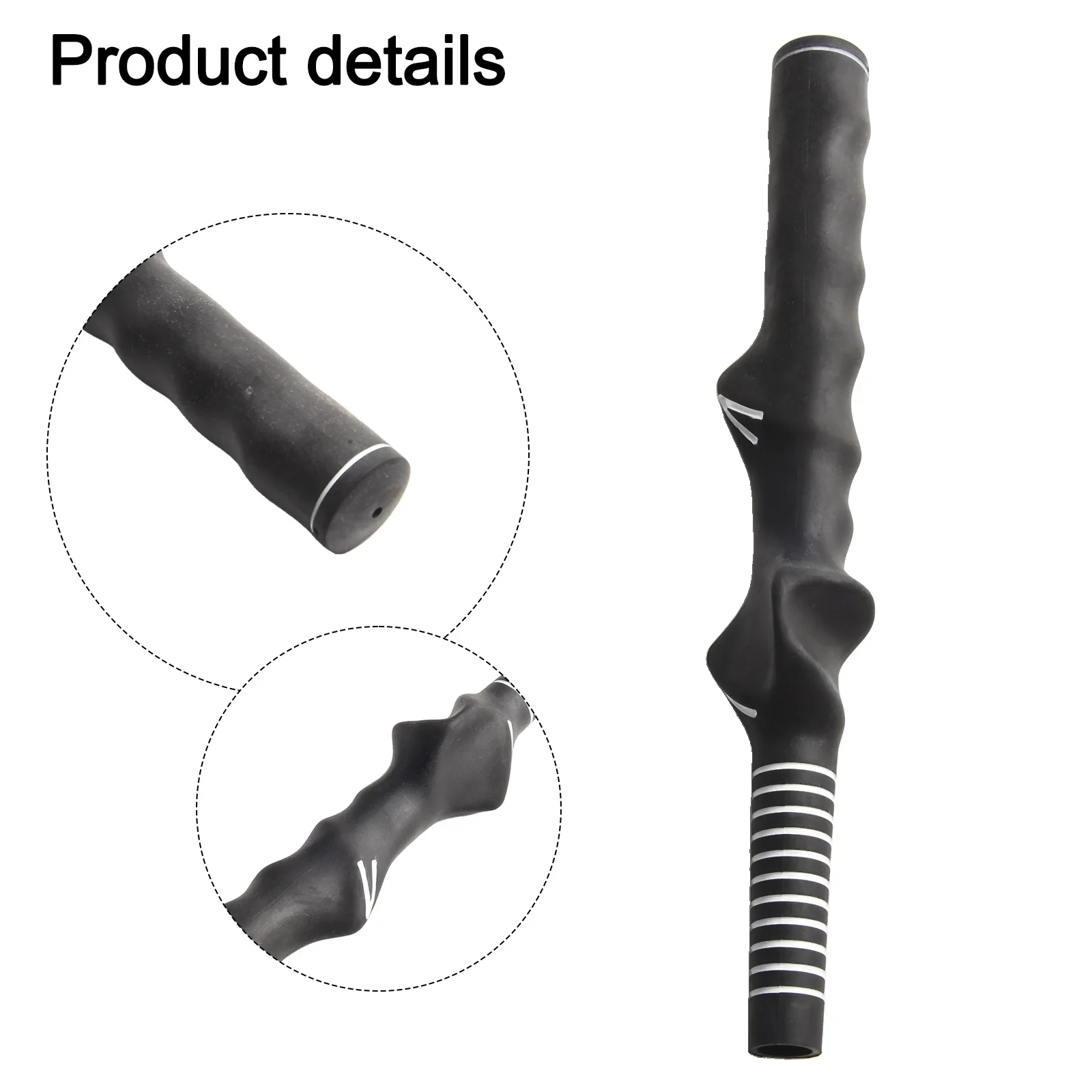 Improve Your Swing and Build Muscle Strength with Golf Club Handle Grip Training Tool Correct Hand and Finger Placement