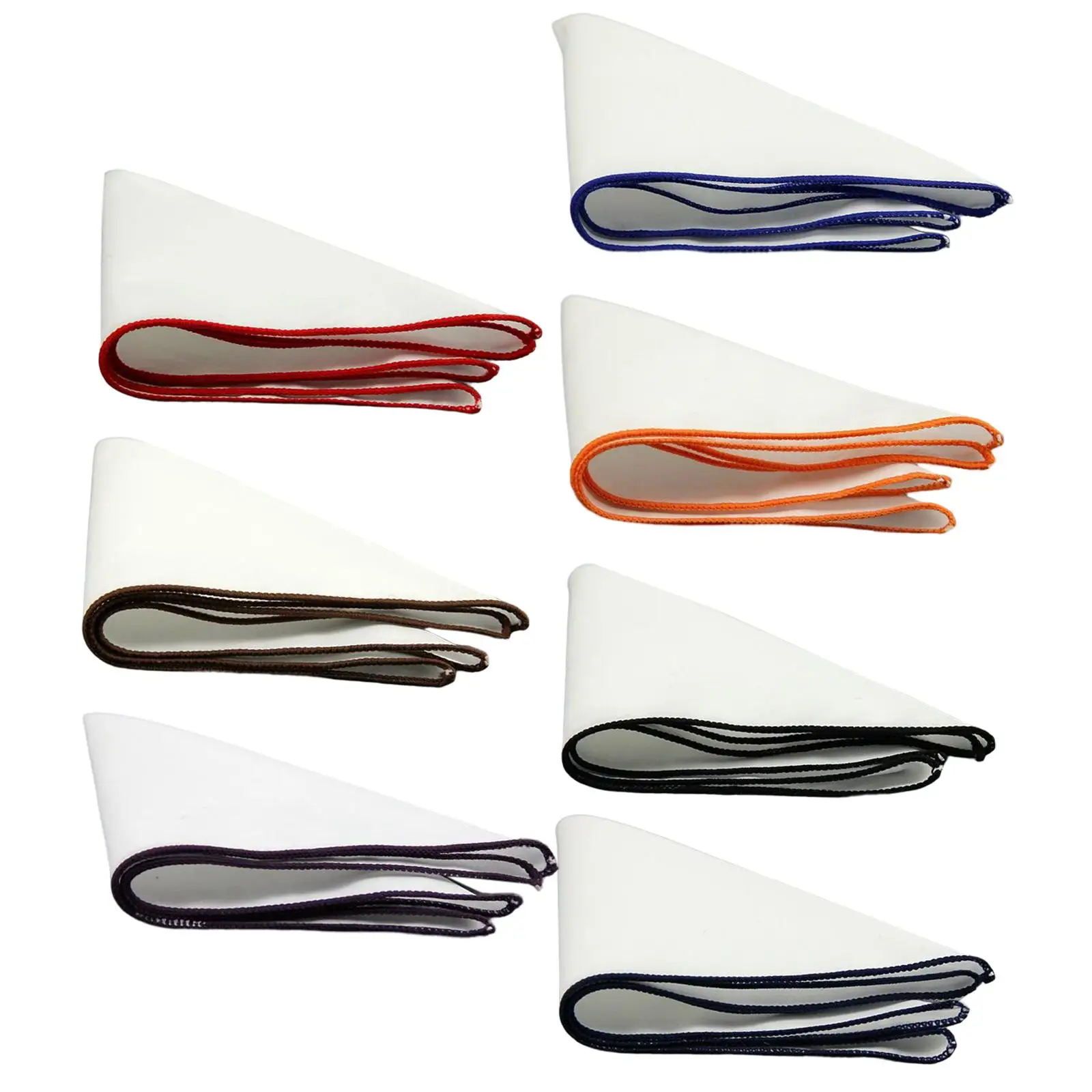 Карманное квадратное карманное полотенце, хлопковый белый носовой платок Essentials Gentleman's Essentials