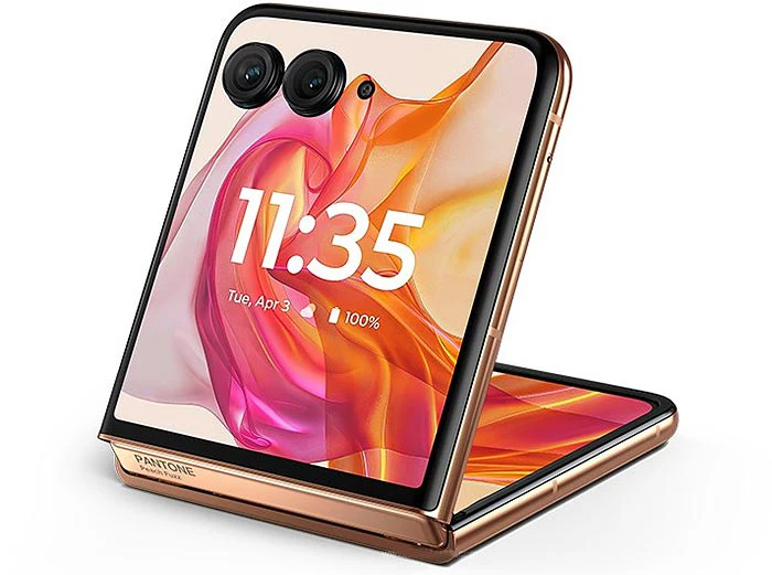 هاتف موتورولا موتو رازر 50 الترا سنابدراجون 8s Gen3 6.9 بوصة شاشة مطوية بقطب 165 هرتز 50 ميجابكسل 45 وات شحن سريع NFC IPX8 هاتف محمول أصلي