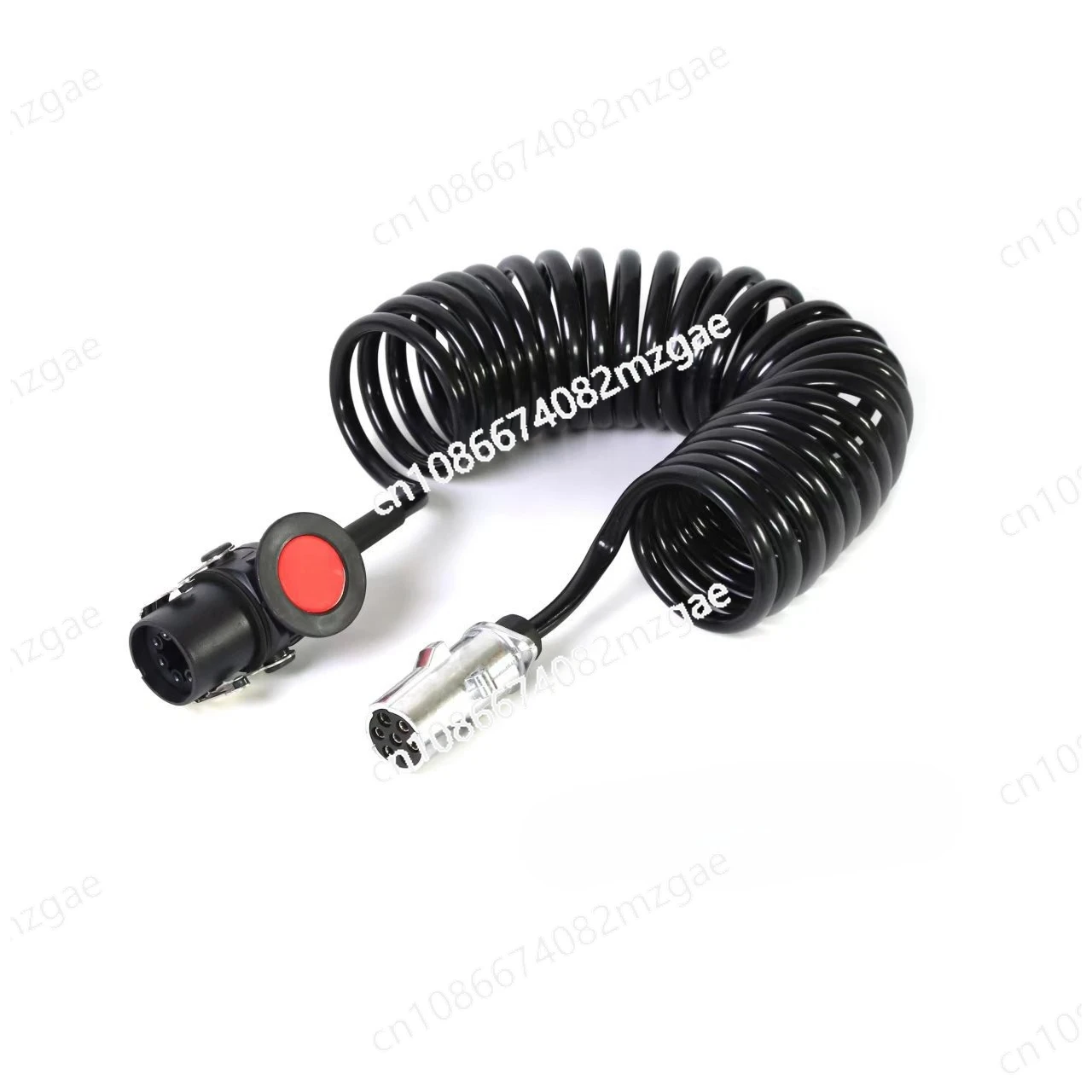 For ABS Large Ring 7 PIN Spring Wire Assembly Trailer Specific EBS Brake System Connection Wire for Truck and Trailer