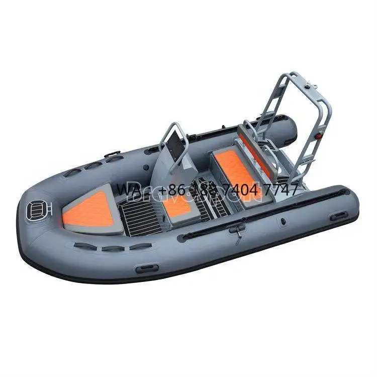 RHIB 360 Double Deep V Aluminum Hull RIB Inflatable Tender with Center Console