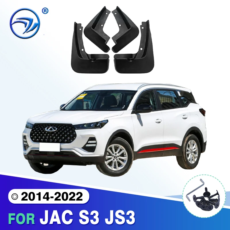 Car Accessories for JAC S3 JS3 2014 2015 2016 2017 2018 2021 2022 Mudguards Mud Flap Flaps Splash Guards Fender Protector Cover