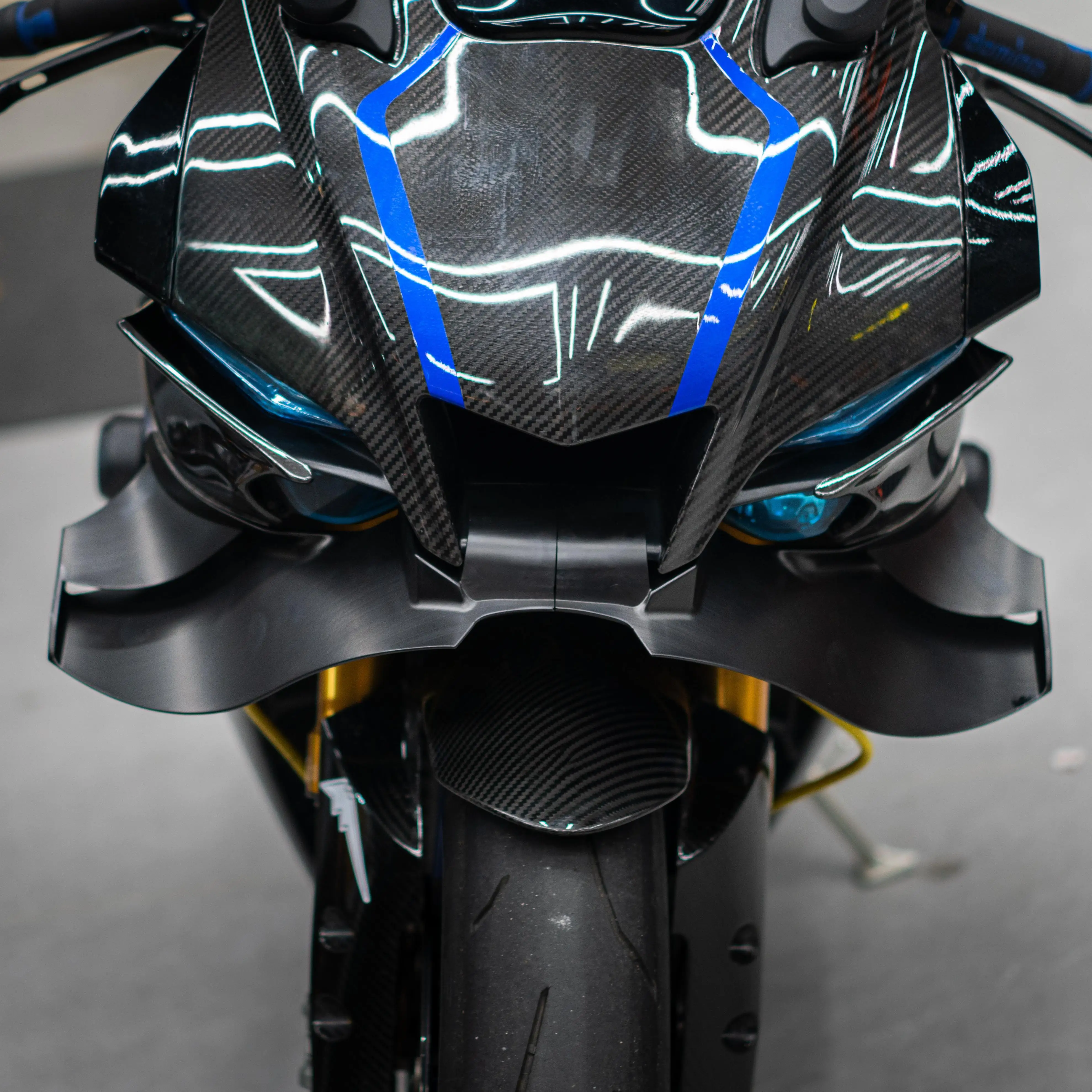 For YAMAHA YZF-R1 / R1M 2020-2026 Front Spoiler Lower Spoiler Lower Lip YZF R1 2025 GP Wing Downforce Naked Frontal Spoilers