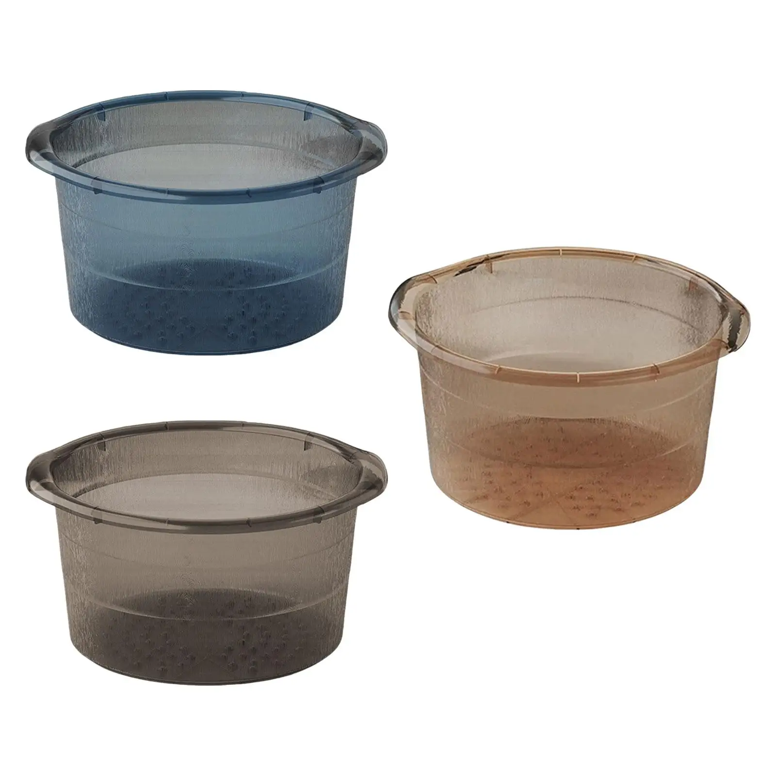 Foot Bath Basin with Massage Dots Sturdy Plastic Soak Tub for Relaxation Home and Elderly Care