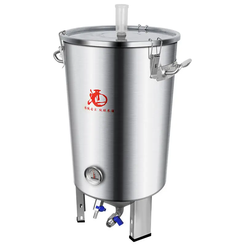 Fermentation barrels dedicated to homebrewing beer, 304 stainless steel drums, sealed commercial barrels
