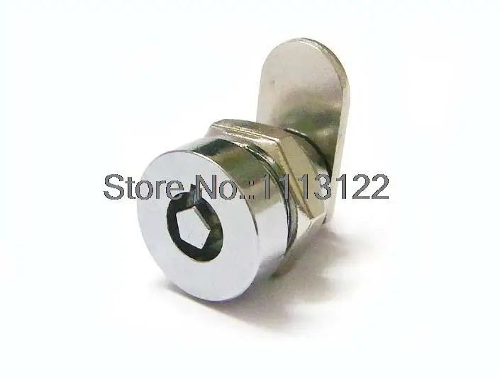Pentagonal Cylinder Small Tubular Key Cam Lock Cylinder-shaped Lock Face 4 Pins Mini Tubular Cam Lock for computer case 1 Pc