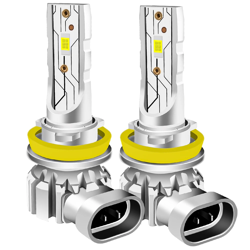 H11 H16 LED Fog Light for Car Truck H8 H9 Dual Color led Fog Lights Switchback Lemon Green Yellow Blue Daytime Running Lamp DRL