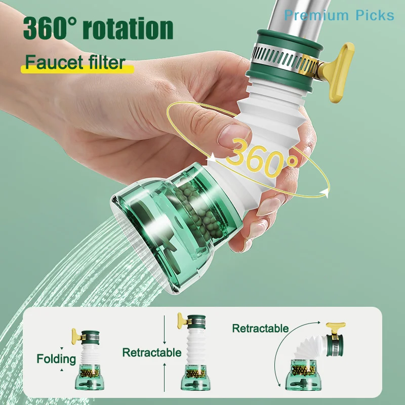 Universal 360 Rotation Faucet Bubbler Swivel Water Saving Economizer Head Shower Kitchen Faucet Nozzle Adapter Sink Accessories