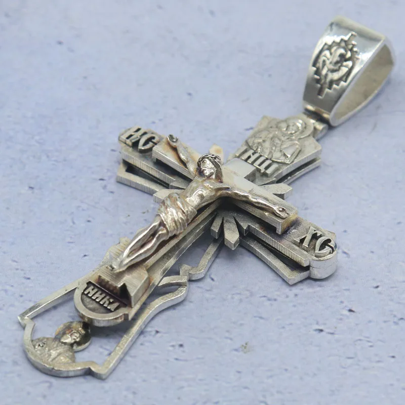 Grand Pendentif Orthopédique en Or Blanc pour Homme, 25g de Long, Personnalisé, 925 Solide, Cottage, LING