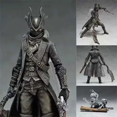 36cm With LED Bloodborne Anime Figure Figma 536 1992 Lady Maria of the Astral Clocktower Action Figure Model Birthday Gifts