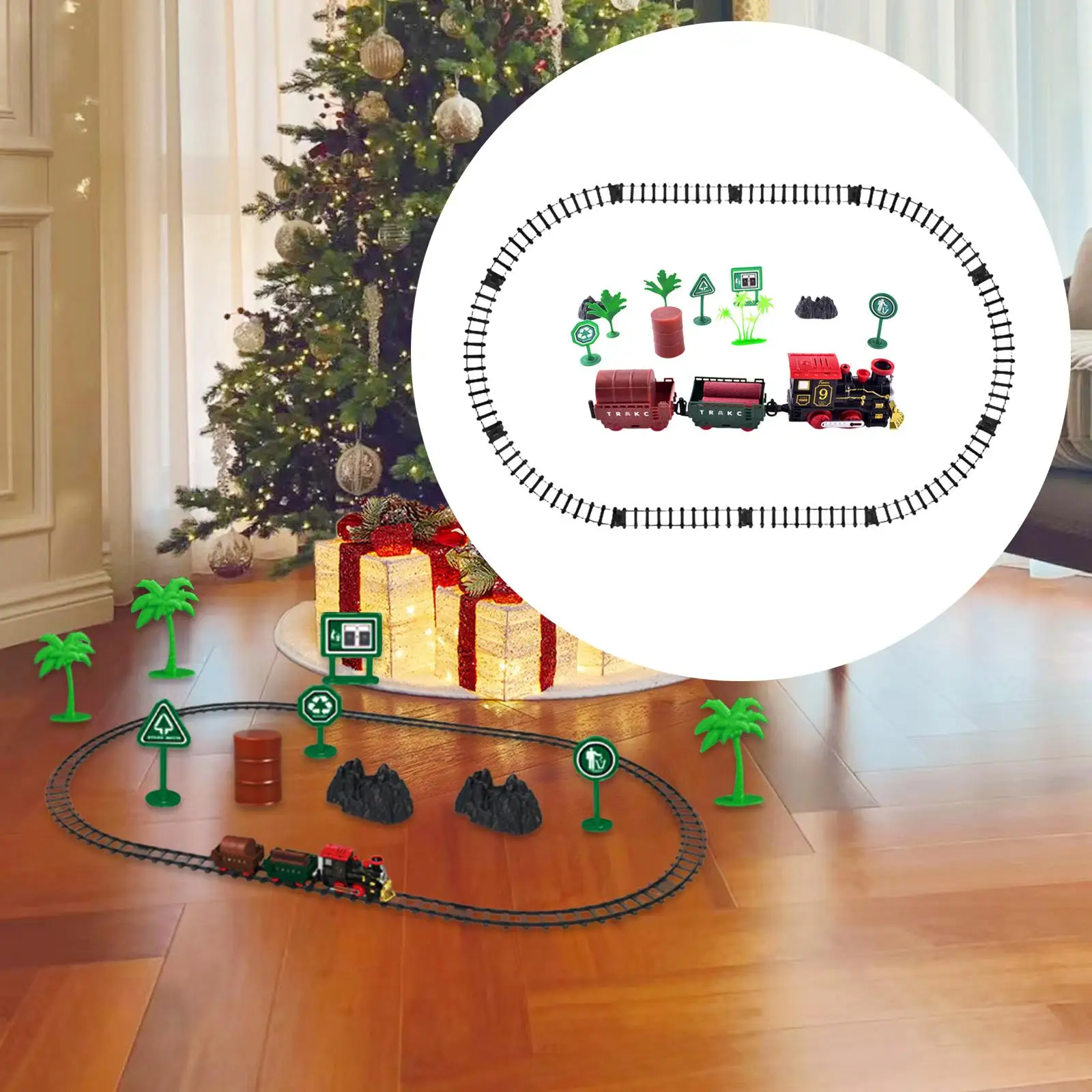 Electric Train Set Classical Christmas Train Set for Birthday Gifts Toddlers