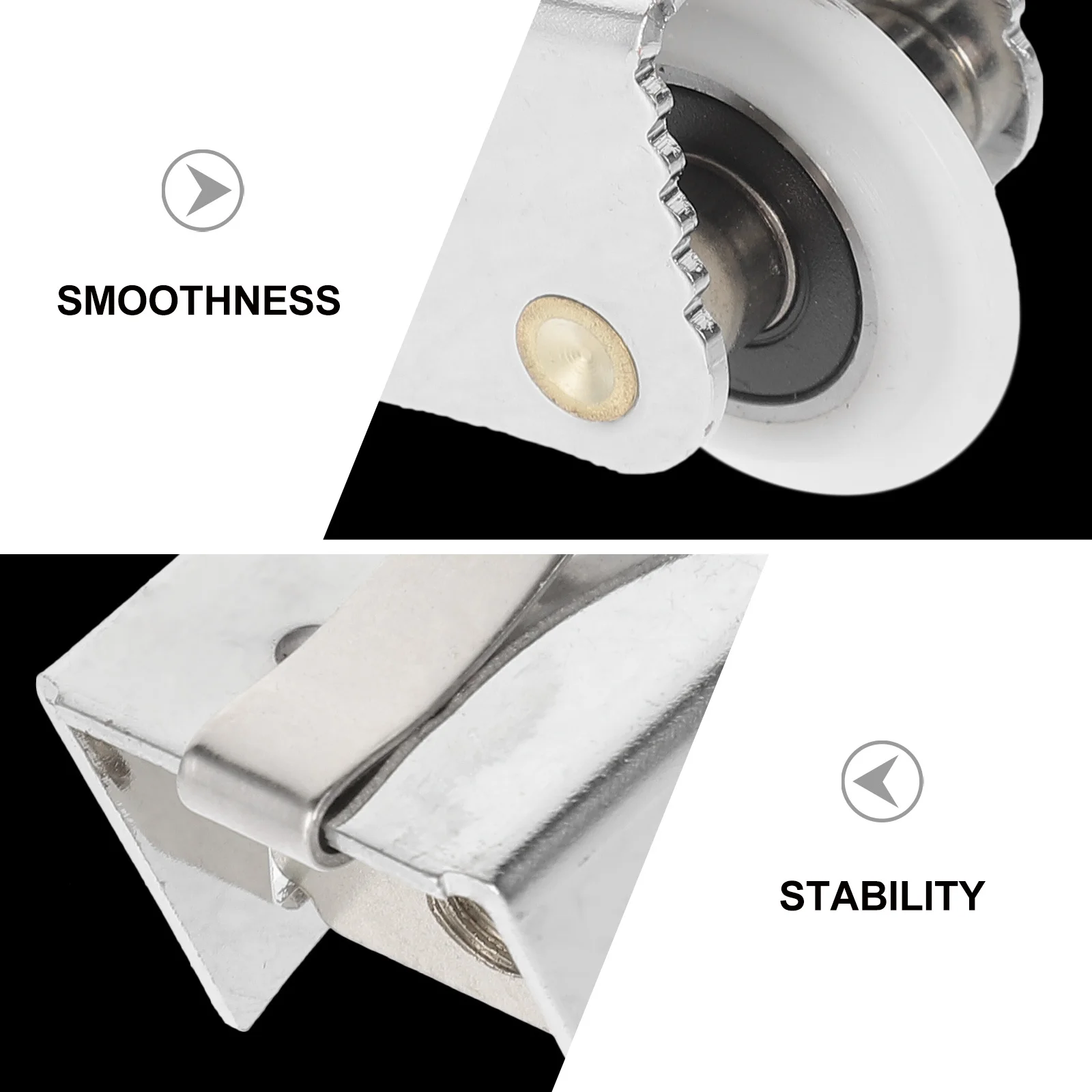 

1Set Wardrobe Door Roller Wide Shell Sliding Pulley Stable Quiet Durable Closet Sliding Door Hardware Cabinet Track Wheel