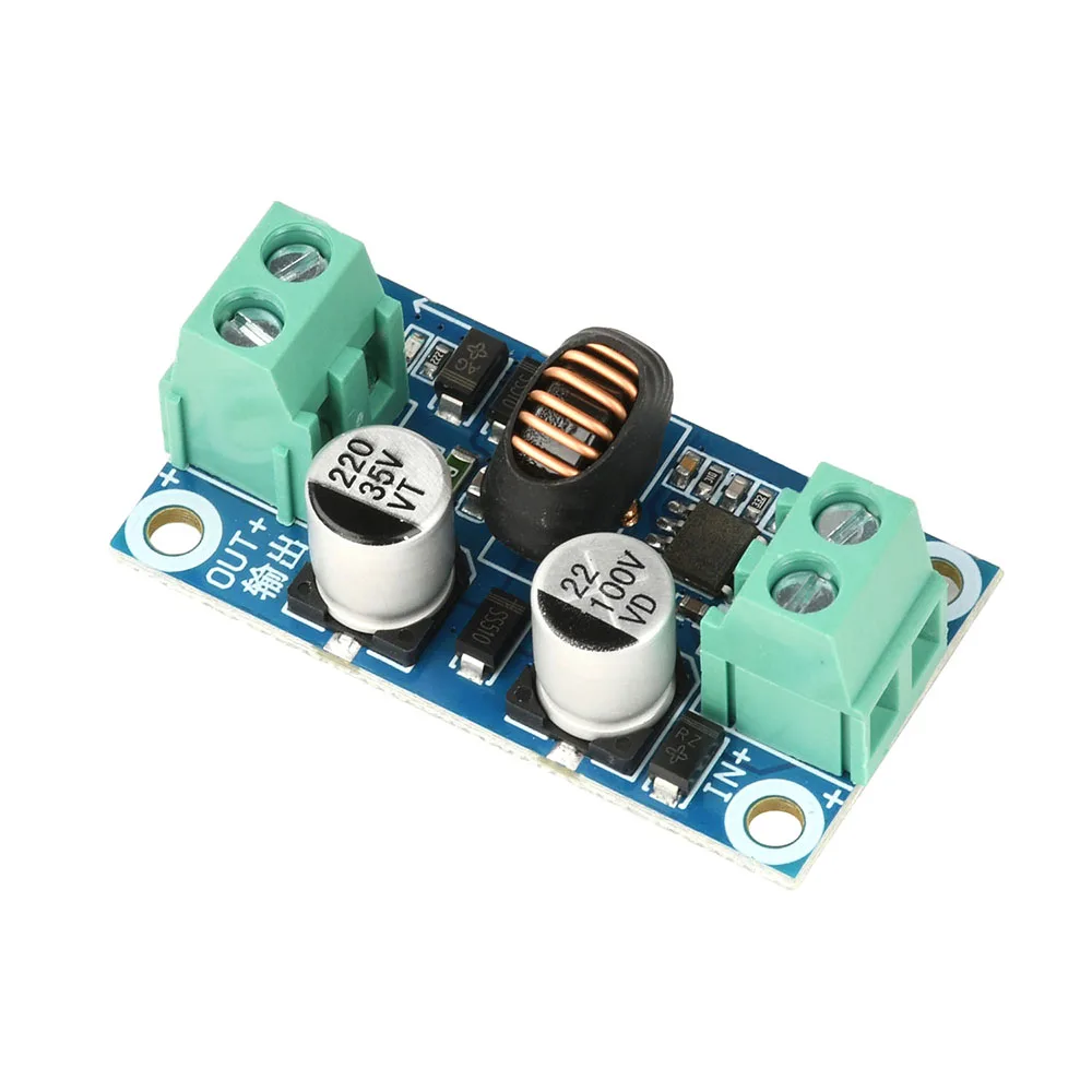 DC-DC Step-Down Power Module 10-100V to 5V 12V 24V 3A Fixed Output Buck Converter Voltage Regulator Module