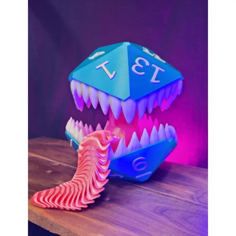 لعبة برج النرد المقلد الجديدة المطبوعة ثلاثية الأبعاد لديكور المنزل الإبداعي #2