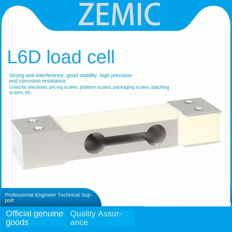 ZEMIC L6D Load Cell Single Point 3-500kg C3 C4 C5 Platform Scale Weighing Sensor IP65
