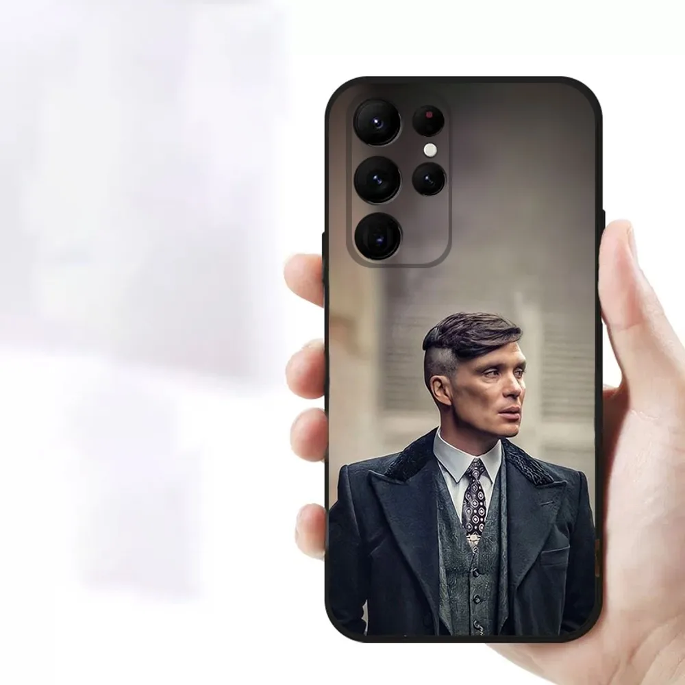 Movie P-Peaky B-Blinders  Phone Case For Samsung S23,23,22,30,21,10,9,Note20 Ultra,Lite,Ultra,5G,Plus,FE,Black Soft Case