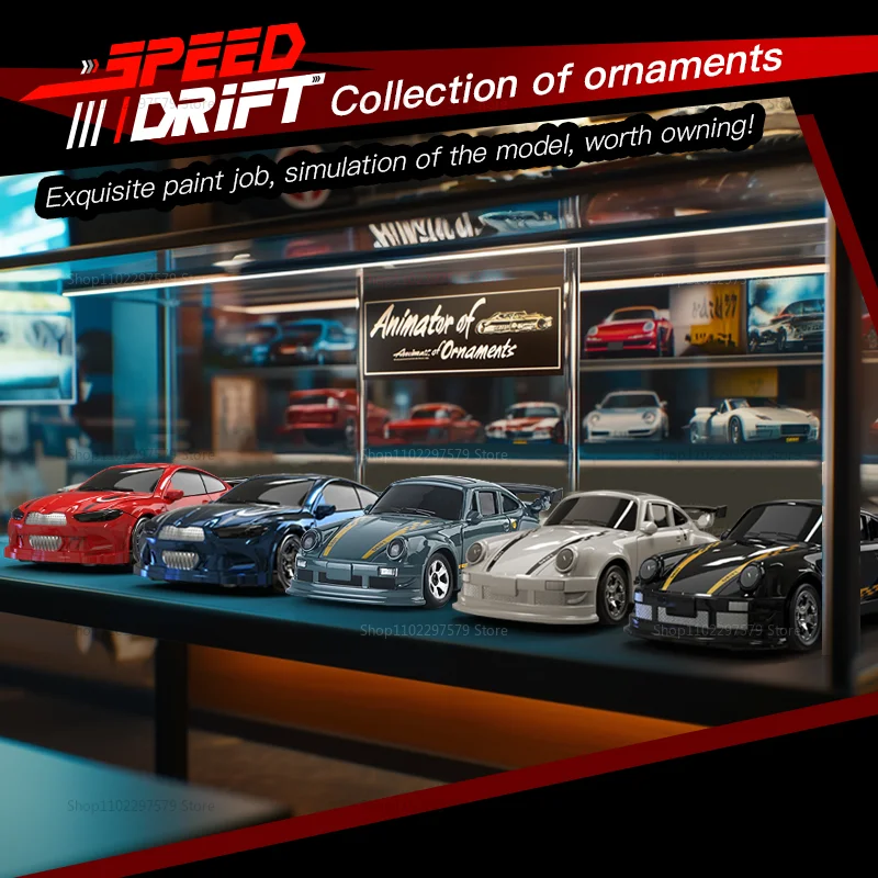 New Mini Drift RC Car 2.4GHz 4WD Remote Control Car 1:64 Scale Desktop Racing Toys Gifts For Boys Kids Children Simulation Model