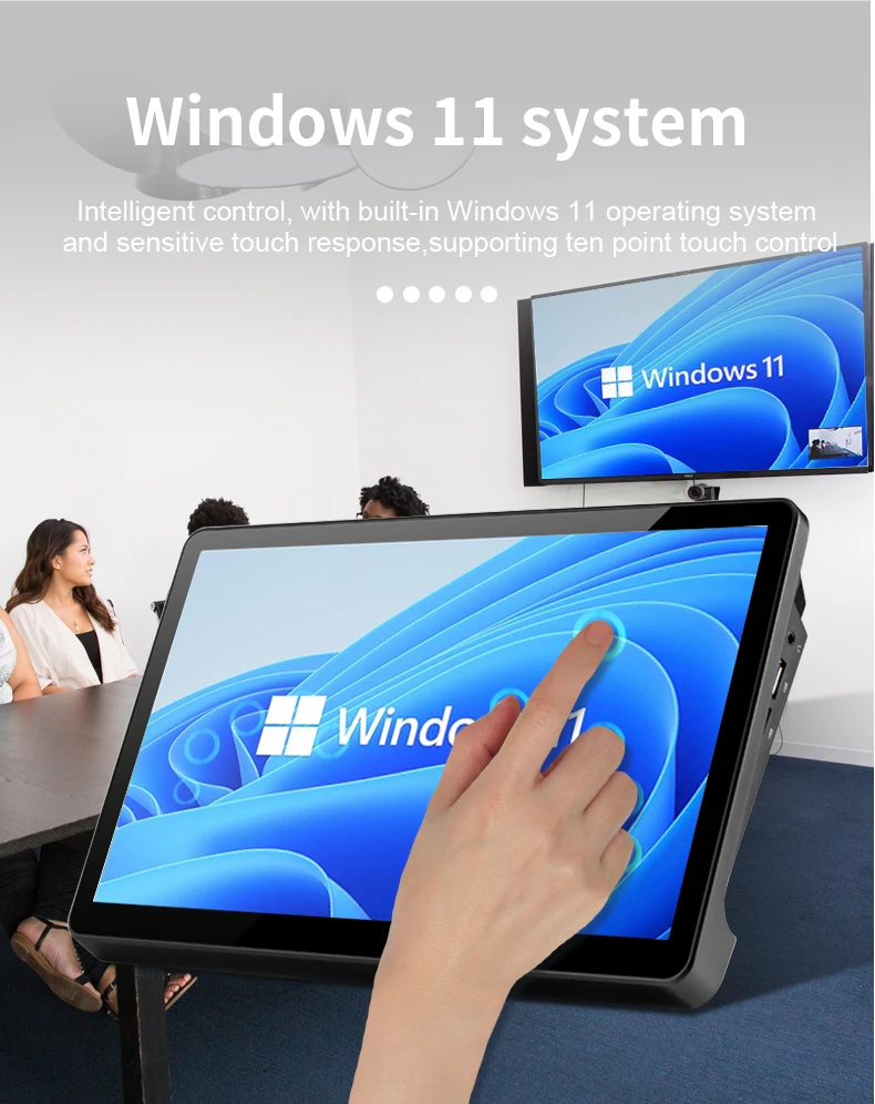 

H14 14-inch Windows 11 Touch Box PC J4125 Processor 1920x1200 IPS 8GB RAM 64GB/256GB ROM Dual-band WiFi RJ45 BT4.0 Supports POE