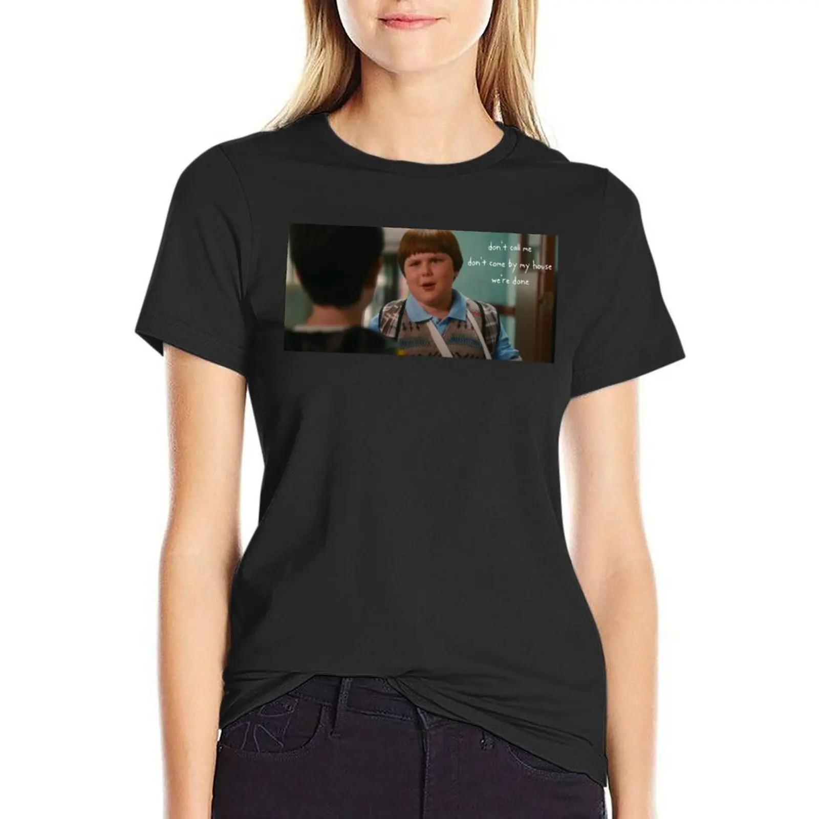 ROWLEY DUMPS GREG SCENE T-Shirt tees anime clothes Woman clothing