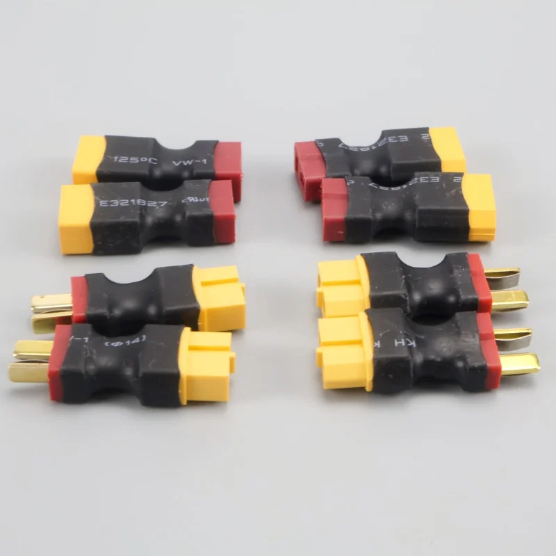 2 uds RC XT60 macho/hembra para enchufe T hembra/macho adaptador de conector coche avión helicóptero Quadcopter Lipo batería piezas de control remoto
