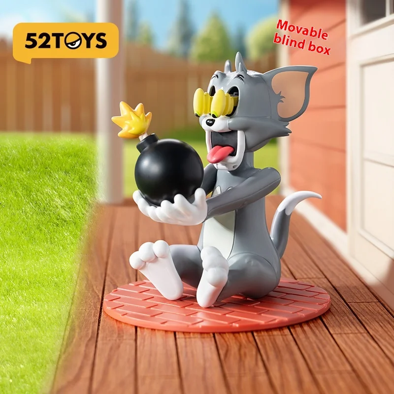 

52TOYS Tom Jerry Unlucky Tom Series Blind Box Classic Cartoon Figure Collectible Toy Set for Fans Gifts