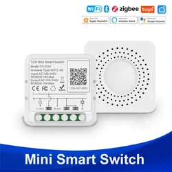 NEW Matter Mini WiFi Smart Switch 16A Breaker Relay AC100V-240V Homekit Compatibility Works With Alexa Google Home