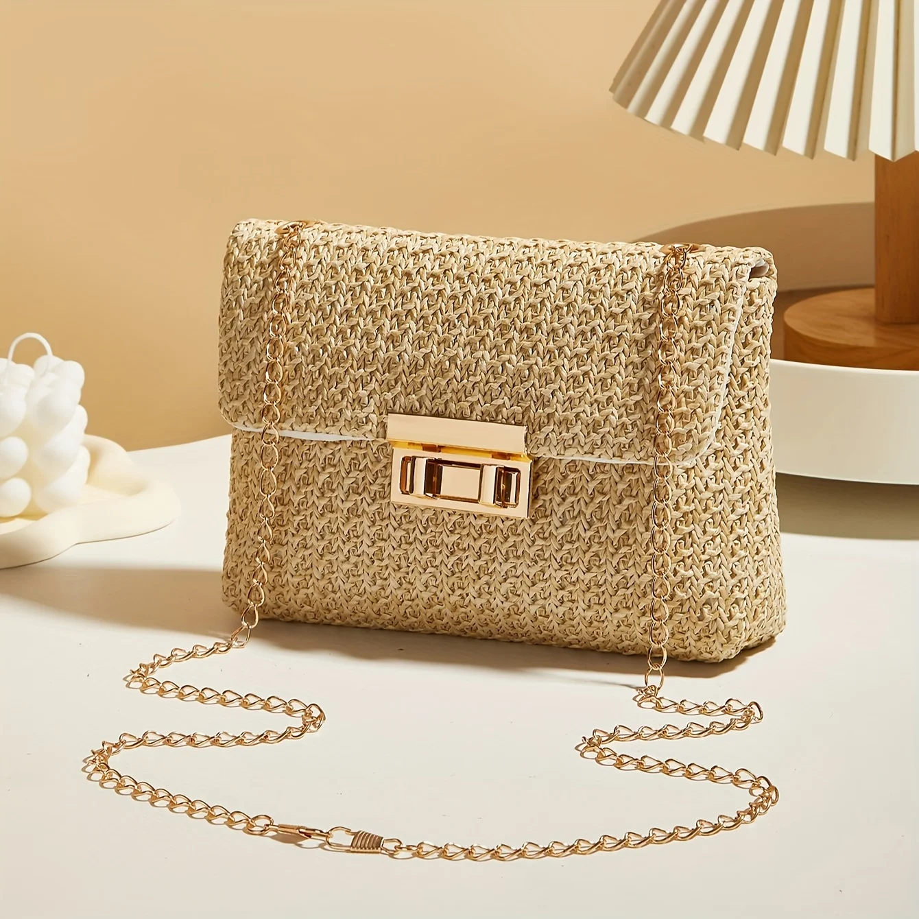 Crossbody Bag for Women,Chain Strap Banquet Stylish Accessory Shoulder Bag for Day-to-Night Outfits