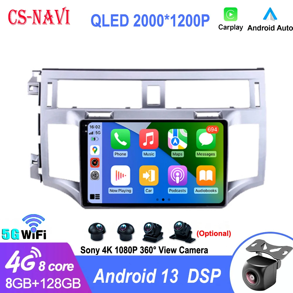 

Android 13 For Toyota Avalon 3 2005 - 2010 Car Radio Multimedia Player 4G Navigation Stereo GPS WIFI 360 Camera Carplay WIFI DSP