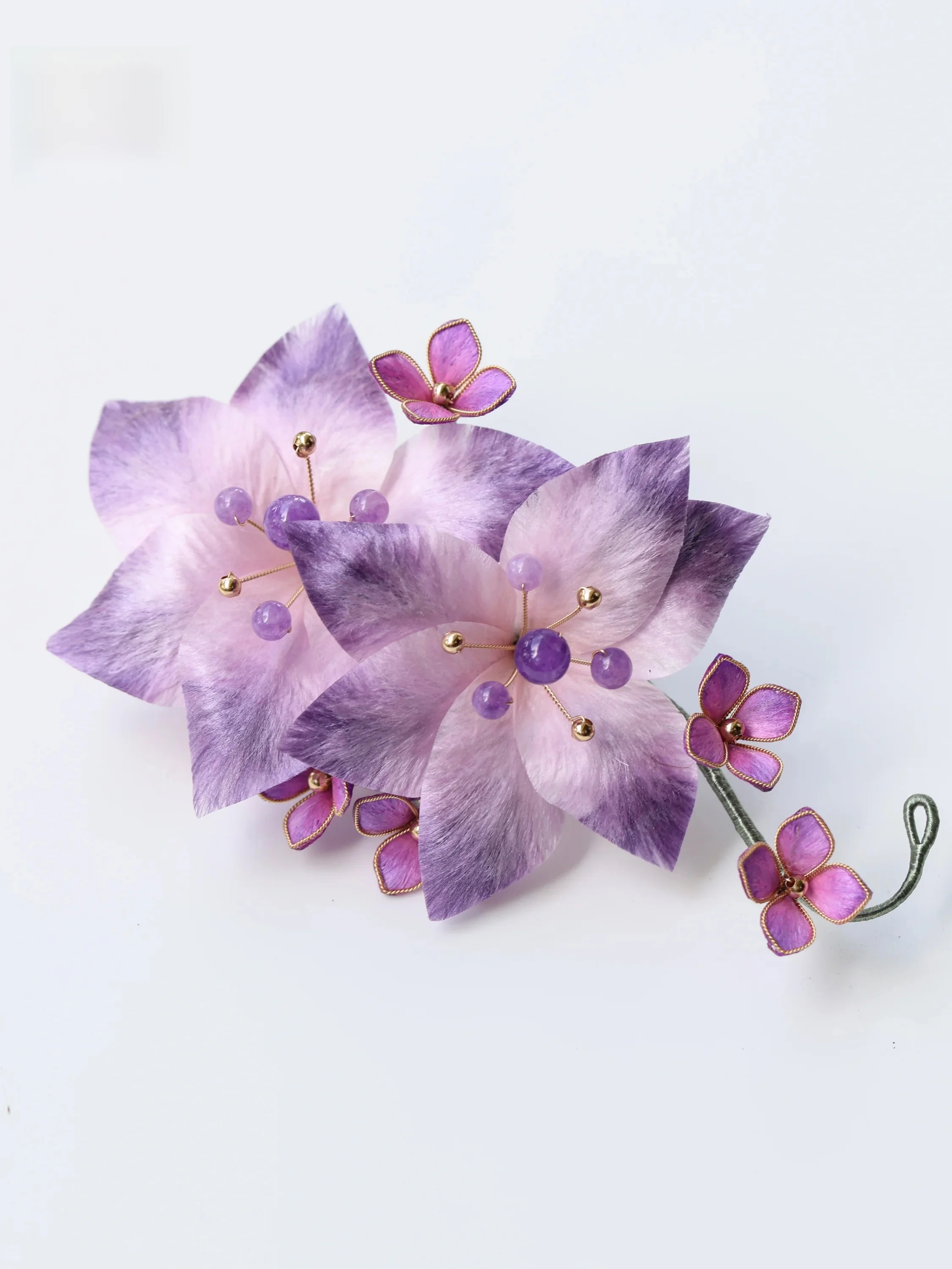 pince-a-cheveux-artisanale-en-velours-non-tisse-motif-lys-violets-style-traditionnel-chinois-accessoires-floraux-pour-mariages-et-fetes