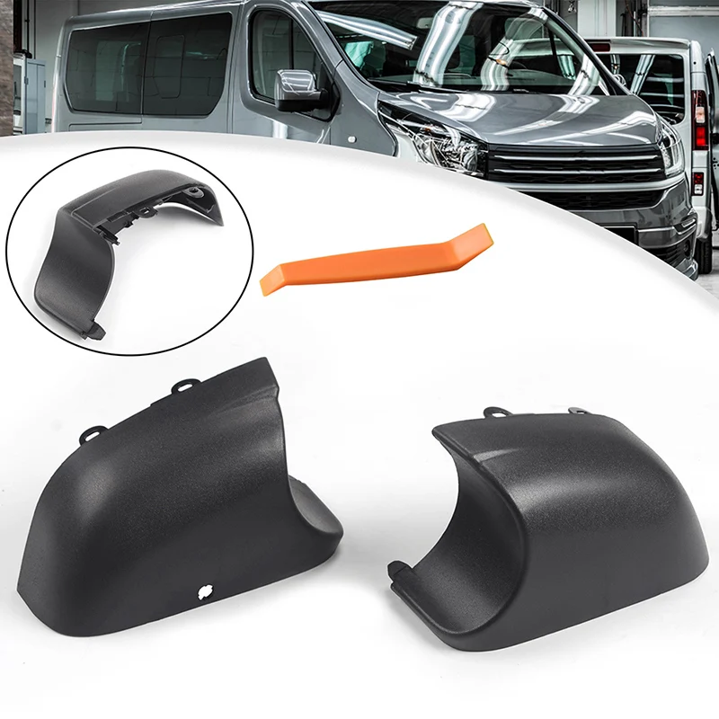 Rhyming Rearview Mirror Cap Wing Side Mirror Cover Housing Fit For Vauxhall Vivaro Renault Trafic Fiat Talento Van 2015-2018