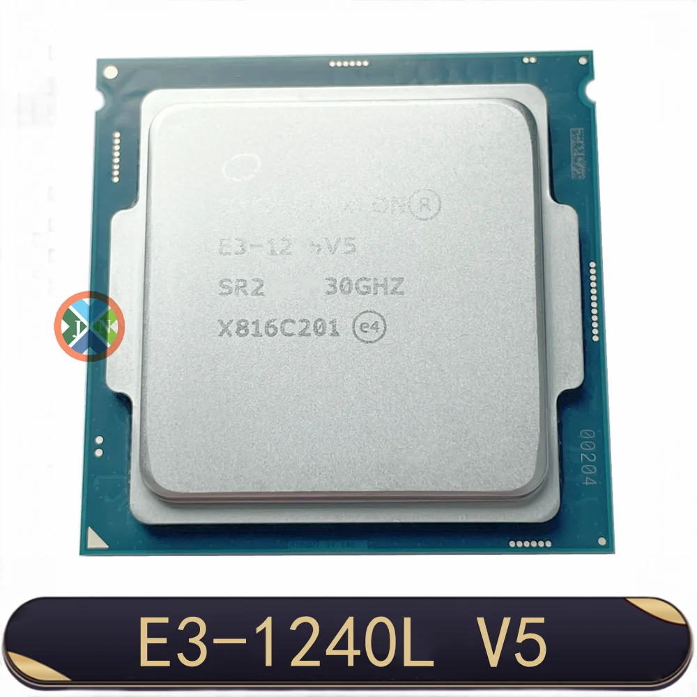 Processador de CPU Quad-Core Xeon, E3-1240LV5, SR2CW, SR2LN, E3 1240L, V5, LGA1151, 2,1 GHz, 25W