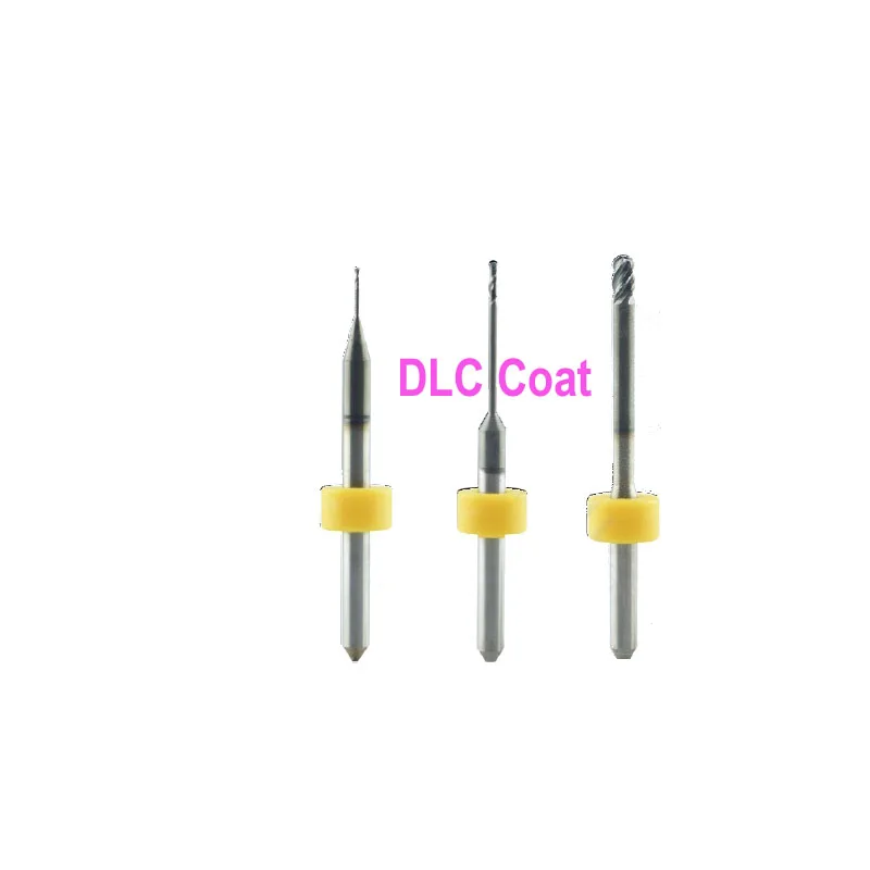 1PC Dental Lab CADCAM Milling Sirona MCX5 Zirconia Cutters DC,DLC Coating Shank 3MM