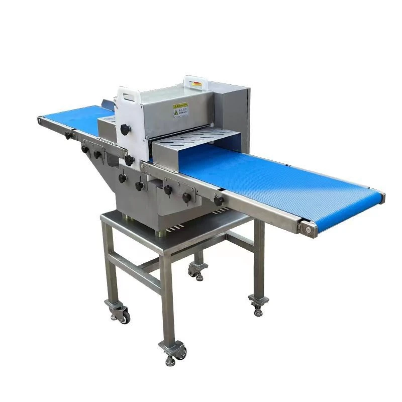 

Automatic fresh meat slitting machine Commercial multi functional pork