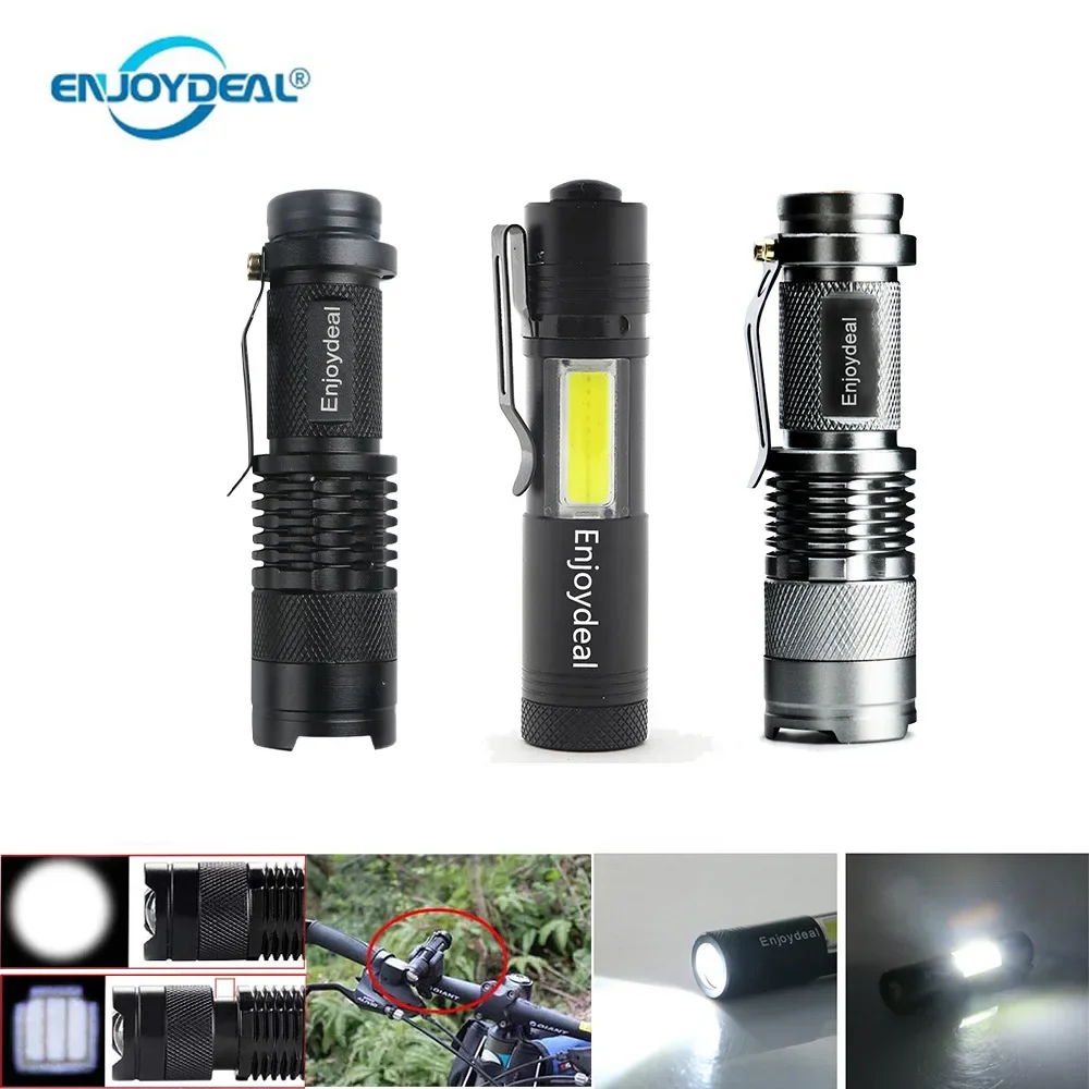 Torcia a LED 2000LM Ultra Bright Mini penlight Zoomable Torch Focus Pocket LED torcia impermeabile per l'escursionismo in campeggio